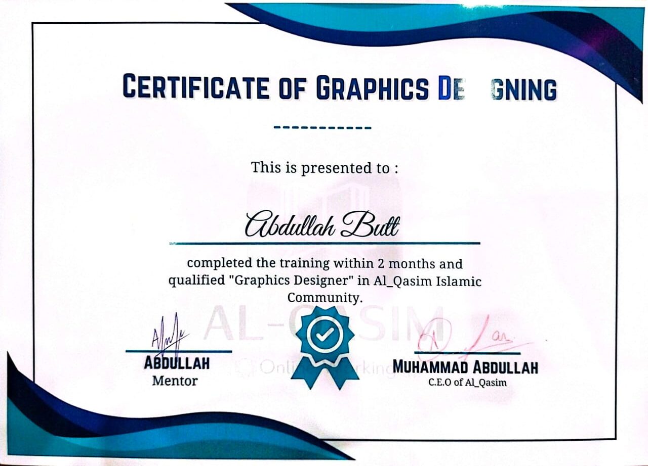 Graphics Designing Certificate