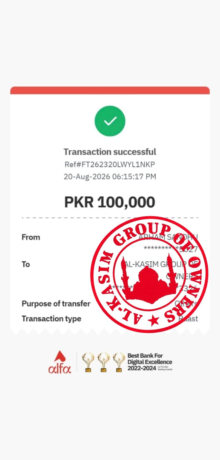 Payout by Alkasim Proof #06