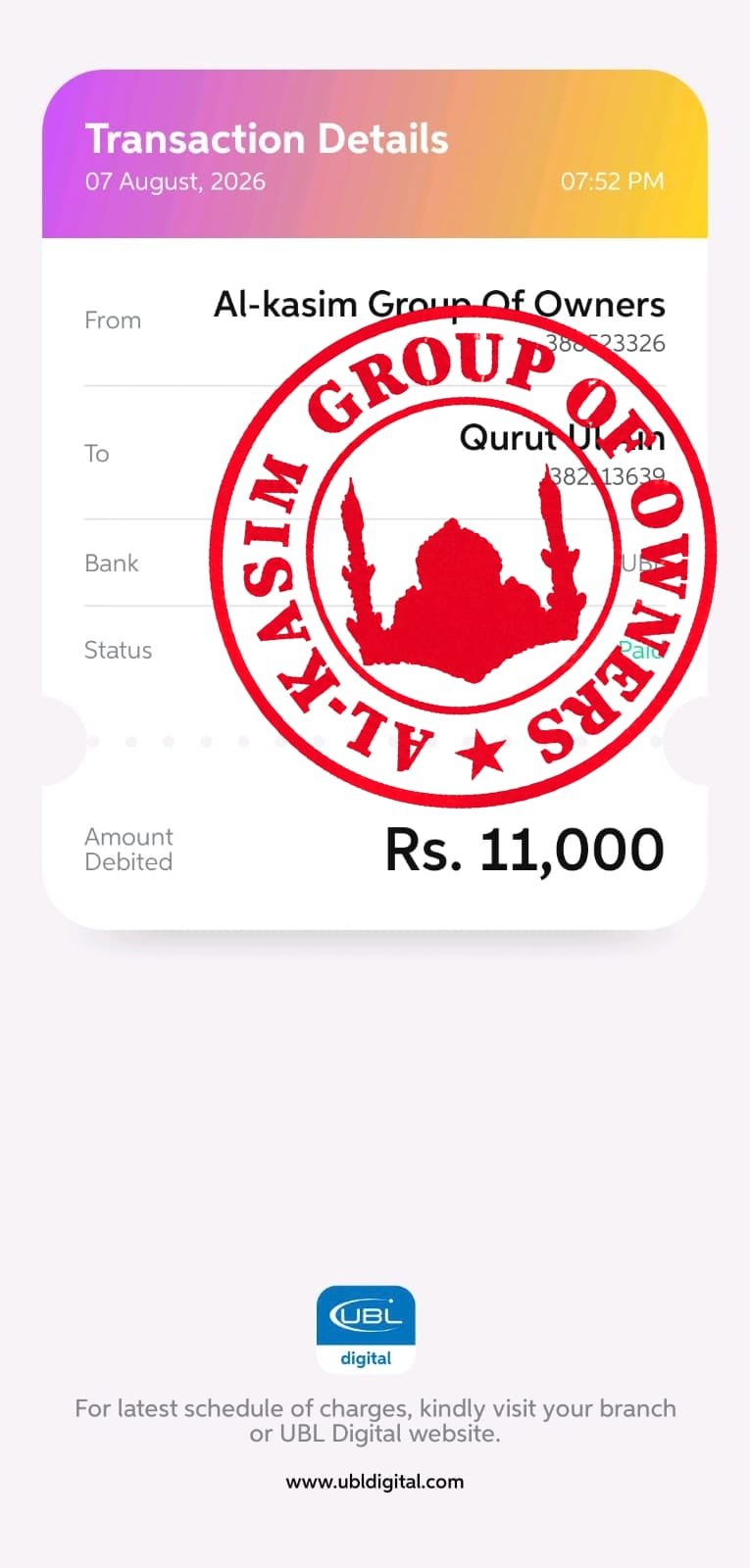 Payout by Alkasim Proof #20
