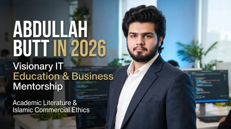 Abdullah Butt in 2026: Visionary IT Education, Business Mentorship, Academic Literature Pedagogy, and Islamic Commercial Ethics